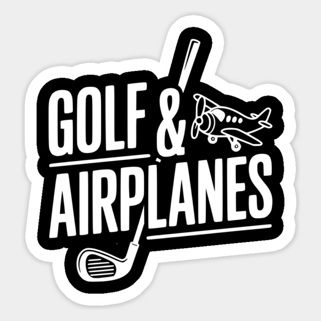 Golf & Airplanes Magnet by Frank Ring