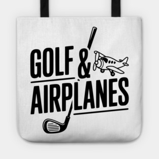Golf & Airplanes Tote
