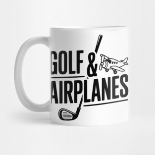 Golf & Airplanes Mug