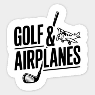 Golf & Airplanes Magnet