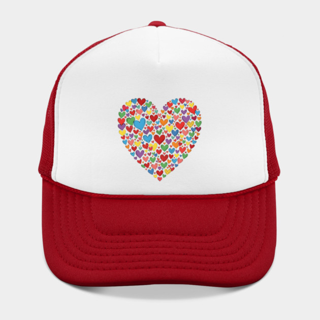Colorful Heart Collection in Vibrant Love Shape by Creatifly Graphic Tees