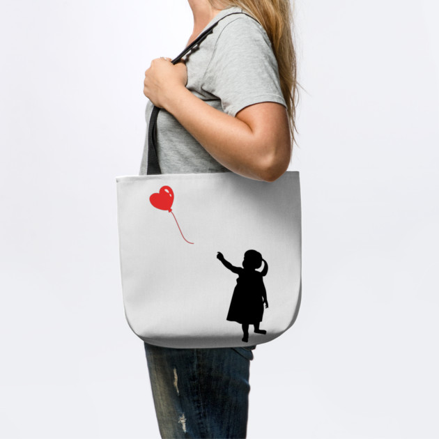 Red Heart Balloon Floating Love by Creatifly Graphic Tees