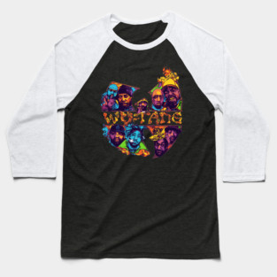 vintage look 90's Wu Tang Baseball T-Shirt