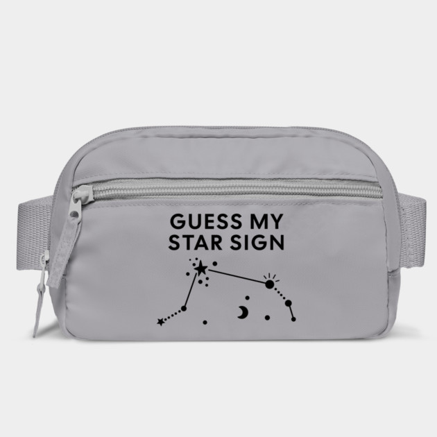 Guess My Star Sign – Aries Zodiac, Astrology Constellation – Black Print by Designed By Marty