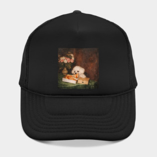 Dog Eating Pizza Funny Dog Meme Hat