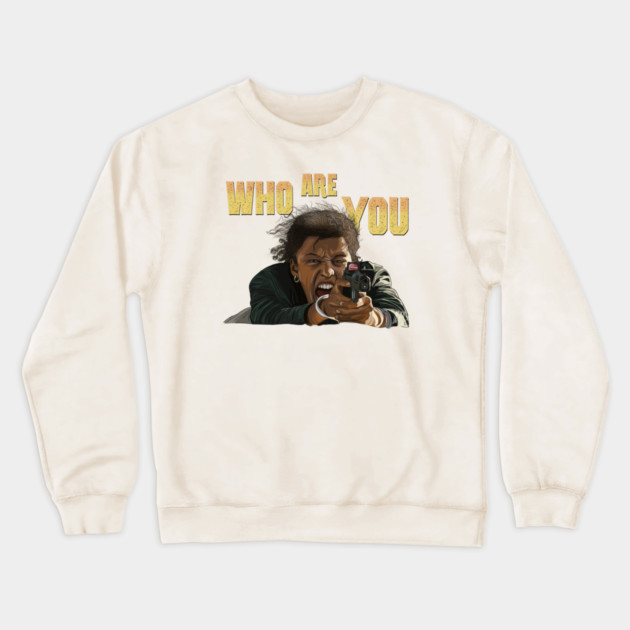One Battle After Another: Who Are You Crewneck Sweatshirt by 51Deesigns