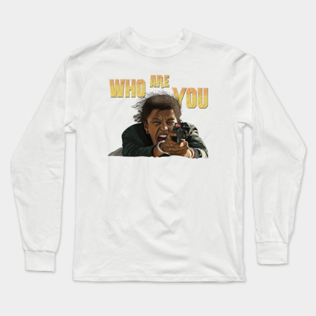 One Battle After Another: Who Are You Long Sleeve T-Shirt by 51Deesigns