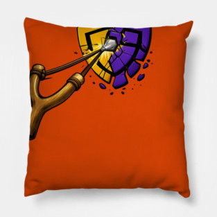 Danny vs Goliath – When Giants Fall Pillow