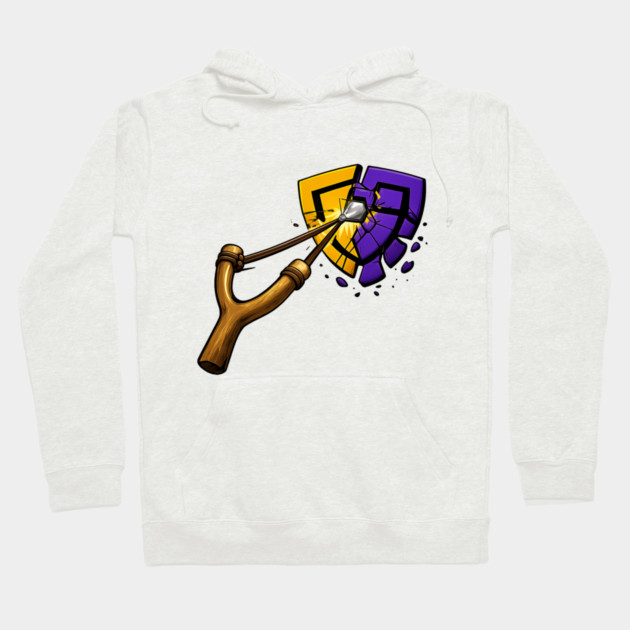 Danny vs Goliath – When Giants Fall Hoodie by THE CRYPTO PONZI SCHEME AVENGER