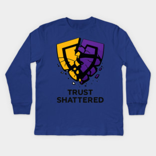 Trust Shattered Kids Long Sleeve T-Shirt