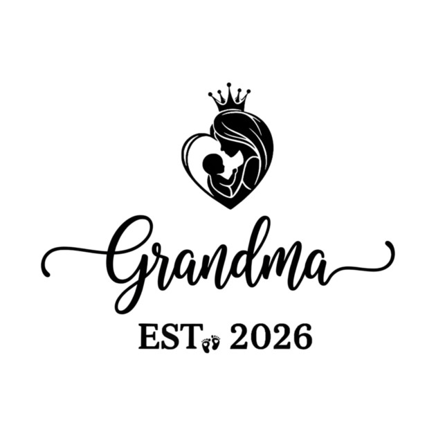 Grandma EST. 2026 Expecting Grandmother Baby by ArtistTee ⭐⭐⭐⭐⭐