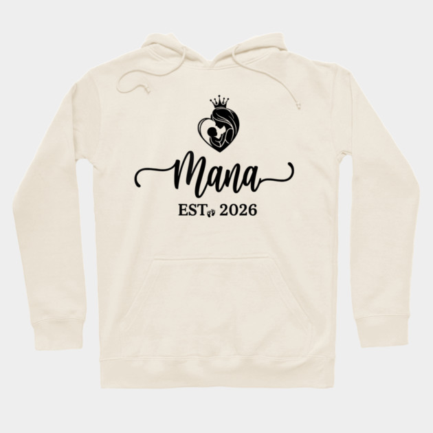 Mama Est. 2026 Expectant Mother New Mom Hoodie by ArtistTee ⭐⭐⭐⭐⭐