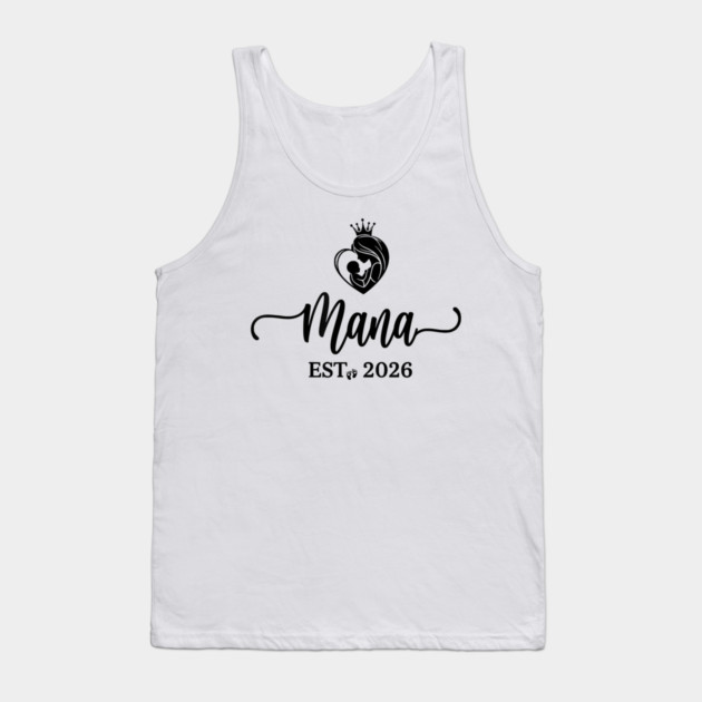 Mama Est. 2026 Expectant Mother New Mom Tank Top by ArtistTee ⭐⭐⭐⭐⭐