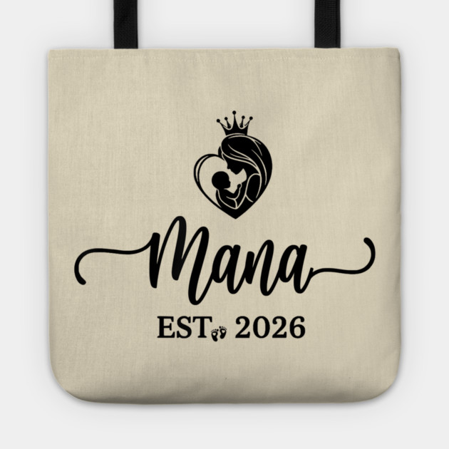 Mama Est. 2026 Expectant Mother New Mom Tote by ArtistTee ⭐⭐⭐⭐⭐