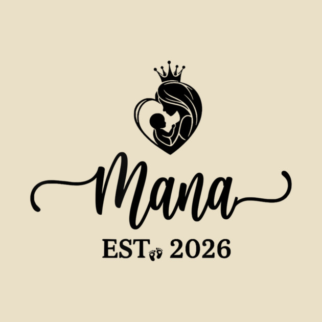 Mama Est. 2026 Expectant Mother New Mom by ArtistTee ⭐⭐⭐⭐⭐