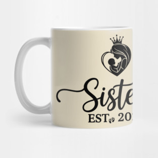 Sister Est 2026 Pregnancy Announcement New Sister Mug