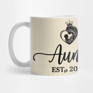 Aunt Est. 2026 Baby Announcement Future Aunt Mug