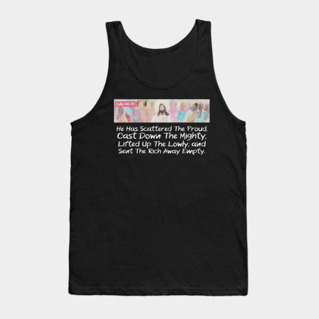 He Has Scattered The Proud Tank Top by Charles's Store 8