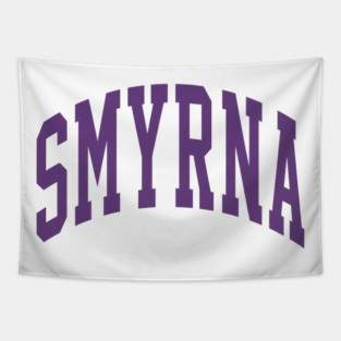 Smyrna City Pride - Vintage Lettering Tapestry
