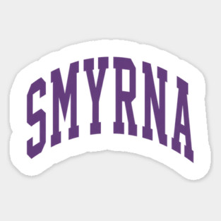 Smyrna City Pride - Vintage Lettering Sticker