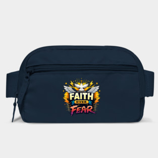 Faith Over Fear Christian Dove Design Bag