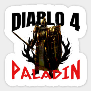 Diablo 4 Paladin Sticker