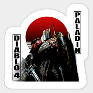 Diablo 4 Paladin Sticker