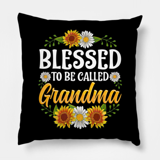 Blessed To Be Called Grandma Mothers Day Pillow by yangho
