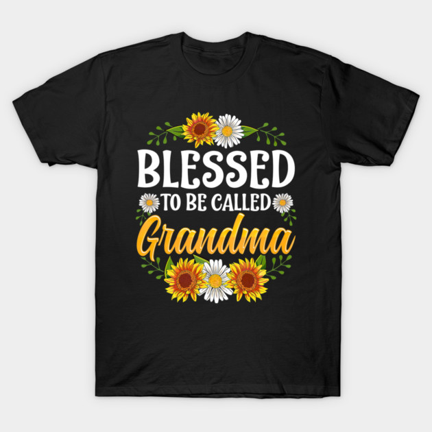 Blessed To Be Called Grandma Mothers Day T-Shirt by yangho