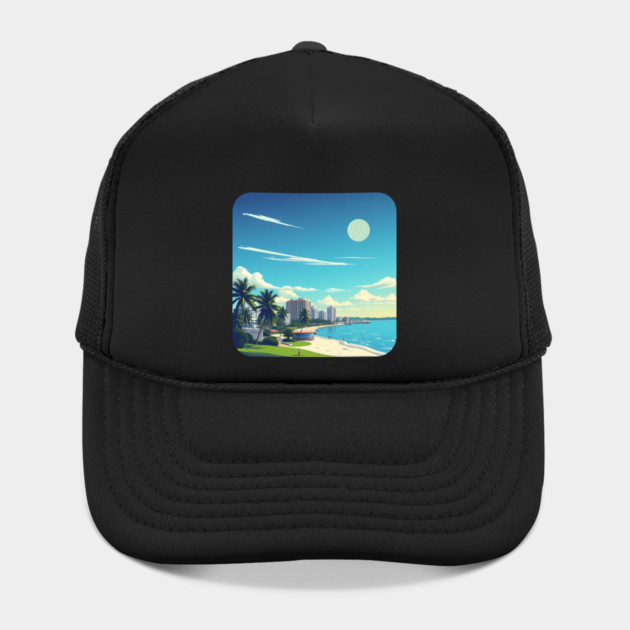 Fort Lauderdale Florida Beach, Spring Break Gift by Pixel Threads 