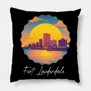 Fort Lauderdale, Florida Pillow
