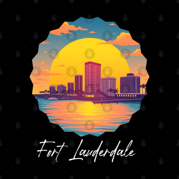 Fort Lauderdale, Florida by Pixel Threads 