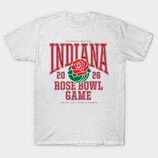 Indiana Hoosiers Rose Bowl 2026 – IU Football Big Ten Champions - Indiana Hoosiers Rose Bowl January 1 2026, IU Rose Bowl - Big 10 Champions - Indiana Football IU, Rose Football T-Shirt