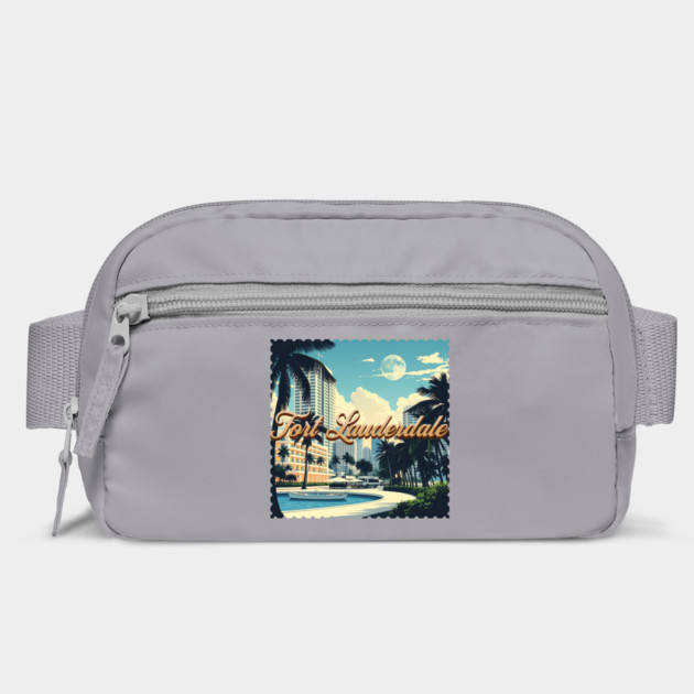 Vintage Fort Lauderdale Florida Beach - Retro 70s Spring Break Gift by Pixel Threads 