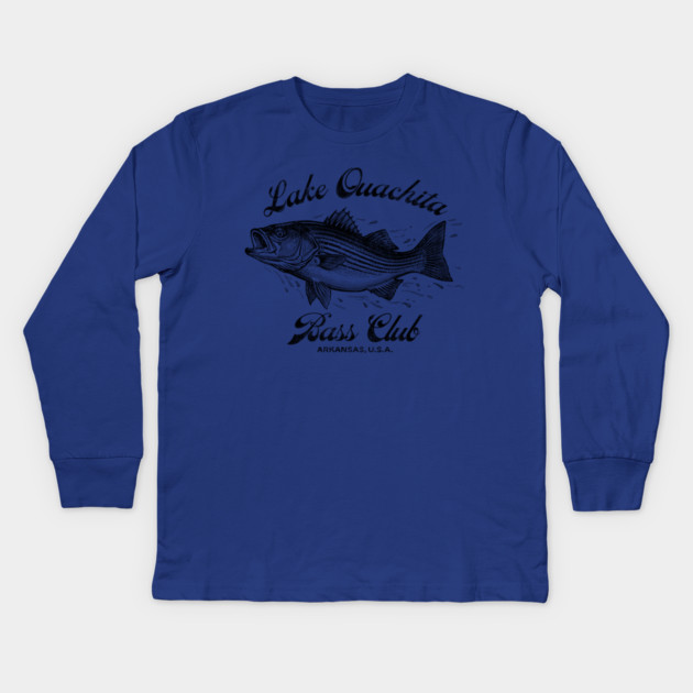 Lake Ouachita Bass Club Kids Long Sleeve T-Shirt by rt-shirts