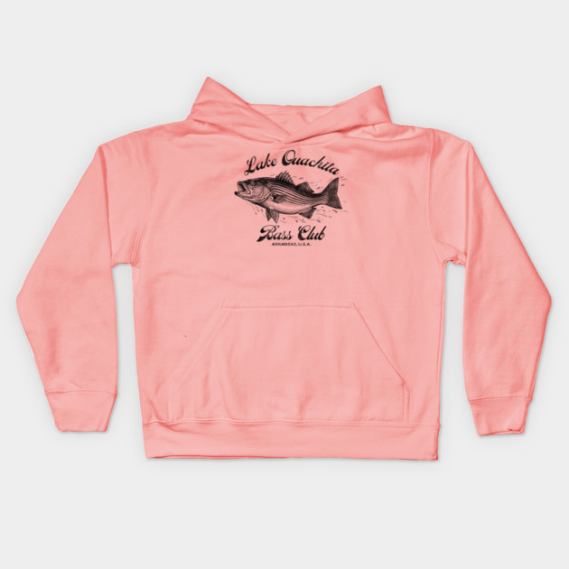 Lake Ouachita Bass Club Kids Hoodie by rt-shirts