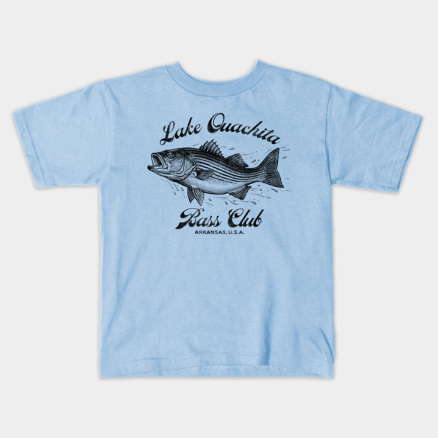 Lake Ouachita Bass Club Kids T-Shirt by rt-shirts