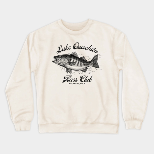 Lake Ouachita Bass Club Crewneck Sweatshirt by rt-shirts