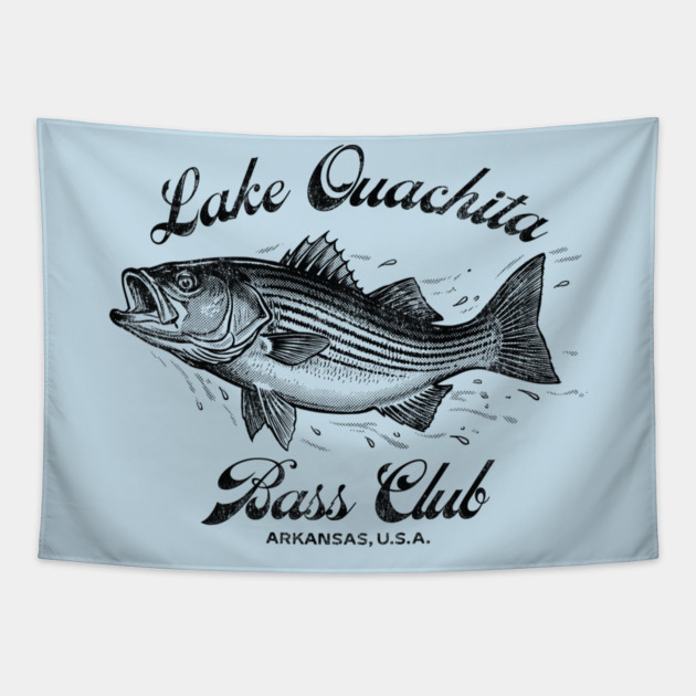 Lake Ouachita Bass Club Tapestry by rt-shirts