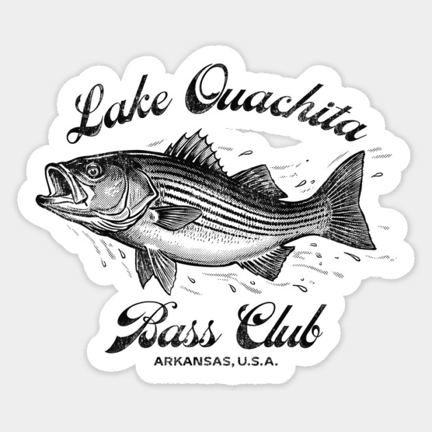 Lake Ouachita Bass Club Sticker by rt-shirts