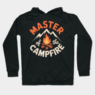 Outdoor Camping Gifts Men Women Master Of Campfire, Gift Camp Hiking Trip Lover Cool For Friends And Family, Hoodie