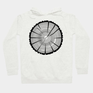 Tree Rings Cool Camping Outdoors Wilderness Hiking Gift For Men Women Kids Hoodie