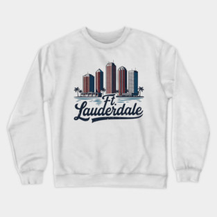 Ft. Lauderdale, Fort Lauderdale Florida Crewneck Sweatshirt