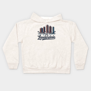 Ft. Lauderdale, Fort Lauderdale Florida Kids Hoodie