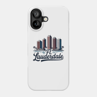 Ft. Lauderdale, Fort Lauderdale Florida Phone Case