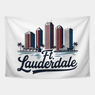 Ft. Lauderdale, Fort Lauderdale Florida Tapestry