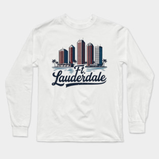 Ft. Lauderdale, Fort Lauderdale Florida Long Sleeve T-Shirt