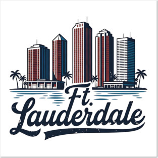 Ft. Lauderdale, Fort Lauderdale Florida Posters and Art