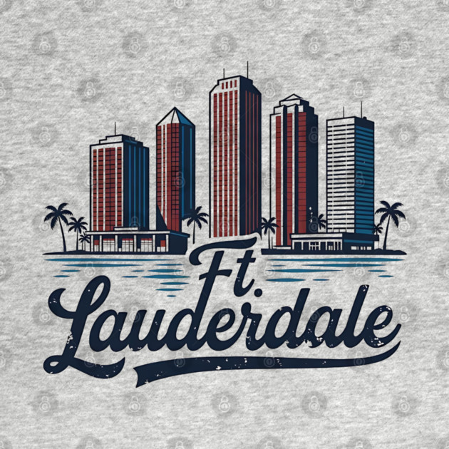 Ft. Lauderdale, Fort Lauderdale Florida by Pixel Threads 