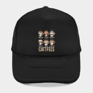 Coffee Cats Funny Cute Hat